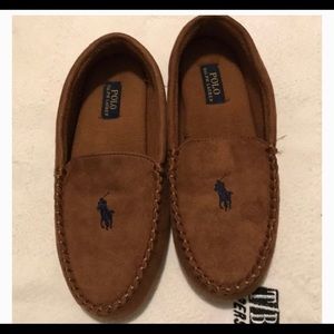 Brown Suede Polo House Shoes Brand New 